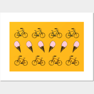 Ice Cream and Bikes Posters and Art